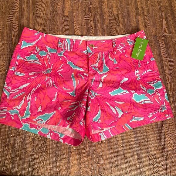 Lilly Pulitzer Flirty Sea Callahan Shorts‎ Size 14 - Picture 2 of 7